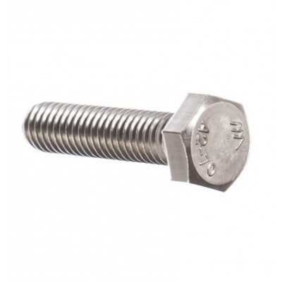 DIN 933 UNI 5739 A2 stainless steel flat hexagonal head screw 6x80mm N60144507816