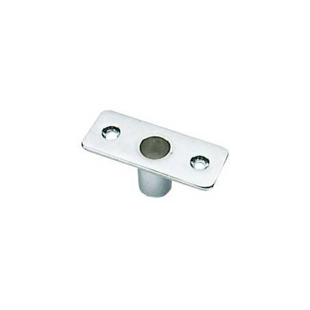 Socket for chromed braStainless Steel rowlocks 60x23mm 2 holes OS3443013