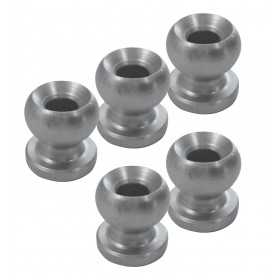 Kit 5pz Funghetto in lega di alluminio anodizzato 12mm N205120900636-0%
