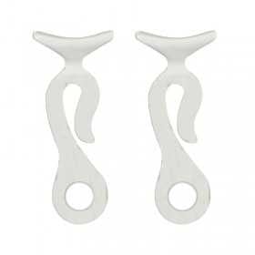 Coppia clips portaparabordi per cavo 12mm Bianco N10502806693B-5%