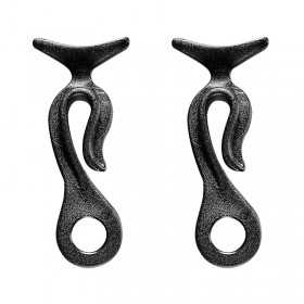 Pair fender holder clips for cable 12mm Black N10502806693N Pair fender holder clips for cable 12mm Black N10502806693N