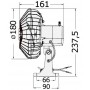 TMC adjustable fan 12V 1000m3/h flow OS1670612