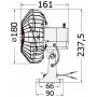 Ventilatore orientabile TMC 12V Portata 1000m3/ora OS1670612-0%