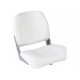 Seat with reclining backrest White vinyl cushion 40x40x45cm N31013511551