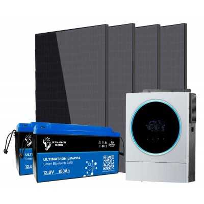 Kit Fotovoltaico 24V 1,6kW Inverter 3,6kW e Batterie LiFePo4 3.84Kwh N54130200329-30%