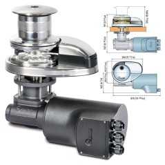 Quick WindlaStainless Steel Prince Series DP3 1524D 1500W/24V for 8mm Chain with Drum QDP31524D Quick WindlaStainless Steel Prince Series DP3 1524D 1500W/24V for 8mm Chain with Drum QDP31524D