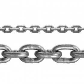 Galvanised steel calibrated chain - D.12mm - 50mt MT011001250