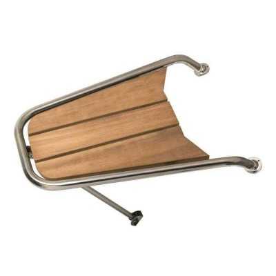R.Marine 75 Teak bow platform with Stainless Steel tubing and hardware MT1155007