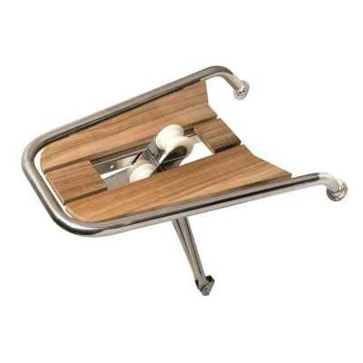 R.Marine 75 Teak bow platform with Stainless Steel tubing and hardware MT1155008