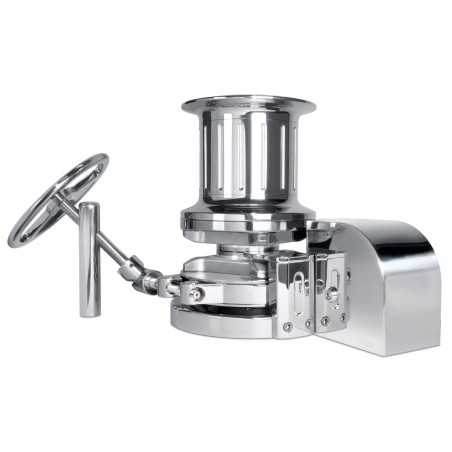 Quick XROY 7 DC XR7 4024D 4000W 24V Vertical WindlaStainless Steel with Drum QXR74024D