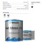 Veneziani Gel Gloss Pro A+B Enamel 750ml Reef Green .519 473COL170