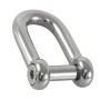 Stainless steel shackle with screw-lock 60mm Pin 10mm N61641100477
