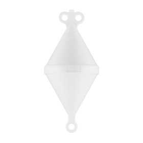Two-cone anchor buoy 25kg Ø320xh800mm White Colour MT3820132 Two-cone anchor buoy 25kg Ø320xh800mm White Colour MT3820132