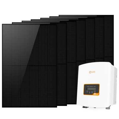 Kit Fotovoltaico 2.8kW monofase con Inverter Solis S6-GR1P3K-M 3kW per connessione in rete
