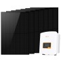 Photovoltaic Kit 2.8kW single-phase with Solis S6-GR1P3K-M 3kW Inverter for grid connection