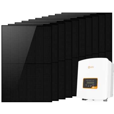 Photovoltaic Kit 4kW single-phase with Solis S6-GR1P3K-M 3kW Inverter for grid connection