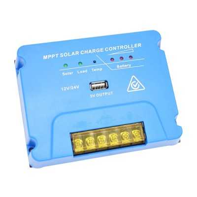 copy of 20A 12/24V MPPT Solar Charge Controller with display and 2 USB outputs N150230550451