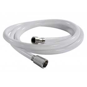 Tubo Doccia retinato in PVC bianco 4m Raccordi terminali 1/2 F + 1/2 F N42737323266-0%
