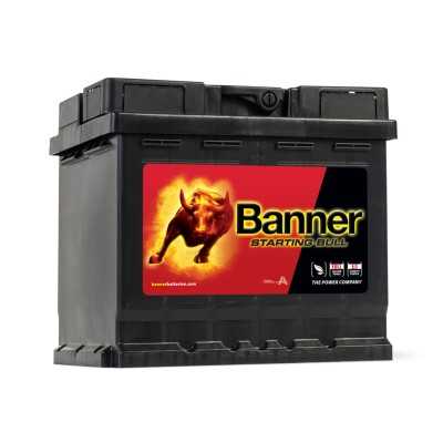 Banner Starting Bull 12V 50Ah battery up 400A Inrush for Auto Camper Van Boat N51120050500