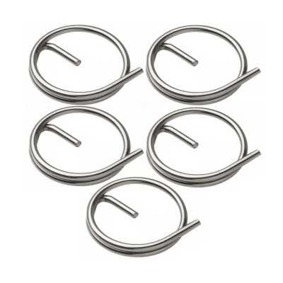 5pcs Pack Stainless Steel safety split rings with no slip out pin Ø25x1.8mm N120882800051