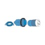 Blue Polycarbonate + Moplen Plug 50A 220V N50523521035