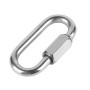 Stainless steel Snap hook with screw opening 75x8mm N60641000440