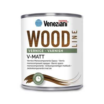 Veneziani WOOD V-MATT 7W6.313 750ml Single-component Matt Varnish YM473COL502
