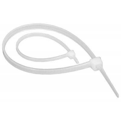 White nylon cable ties 2,5x100mm 100 piece pack ML24027660