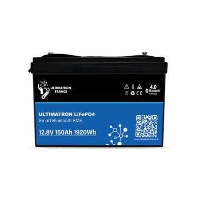 Ultimatron LiFePO4 12V 150Ah UBL-12-150-PRO 12.8V Batteria al Litio BMS Smart Bluetooth 1920Wh