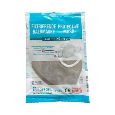 EuroProfil AM2 BU FF2 NR CE1437 Gray protective mask CE1437 Certified N90056004425