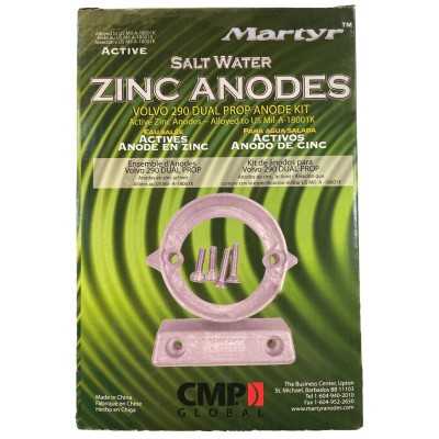 Kit Anodi di Zinco VOLVO 290 Piede Duo Prop Intercambiabili con gli Originali N80607230207-10%