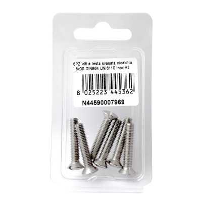 DIN 964 UNI 6110 A2 stainless steel screws flare ball-head 6x30mm 6Pcs N44590007969