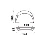 VOLVO Duo Prop - Cobra OMC Plate Zinc Anode 3855411-2 N80607230723