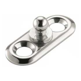 Bottone maschio a piastrina Loxx/Tenax in ottone cromato Testa bassa N20543002723-5%