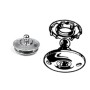 Chromed brass Tenax button Male for textile N20543002724