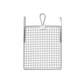 Polished galvanised metal paint grid with handle 22x30cm N714478COL994 Polished galvanised metal paint grid with handle 22x30cm N714478COL994