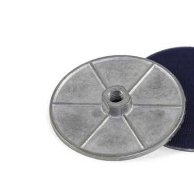 Flangia in alluminio con velcro per lucidatura Ø110mm N738481COL895-0%