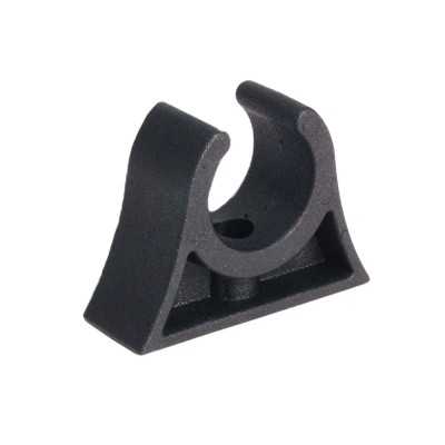 Tube clip black 19/20mm for holding poles boat awnings oars OS3435819