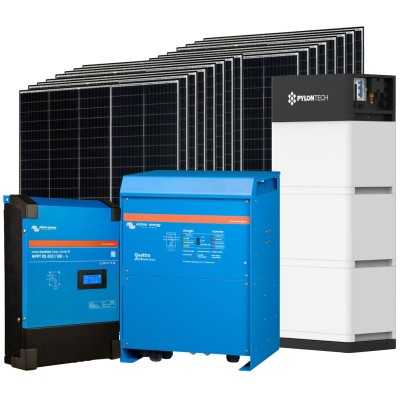 Kit Barca Camper 48V con Inverter 8kW Pannelli 6.56kW Batteria 10kWh MPPT 5.76kW N54130200335
