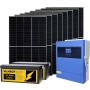 Kit Off Grid Baita Casa 24V 3.28kW con Inverter 4kW Batteria LiFePO4 5120Wh