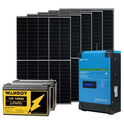 Kit Barca Camper 24V 2kW con Inverter 3kVA Batteria LiFePO4 2560Wh N151030200340