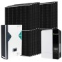 48V 4.4kWh Photovoltaic Kit with 5kVa Inverter 5.12kWh Battery