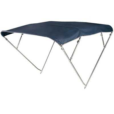 Tendalino Bimini Depth 4 Archi Alto Inox 228x240/250xh140cm P250cm Blu Navy OS4692123-28%