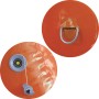 Giant cylindrical Regatta marker buoy Ø100x150cm Orange PVC MT3821231