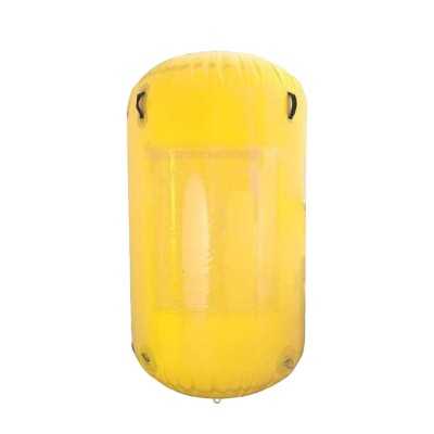 Boa segnaletica cilindrica da regata gonfiabile in PVC Giallo Ø100x150cm MT3821230-20%