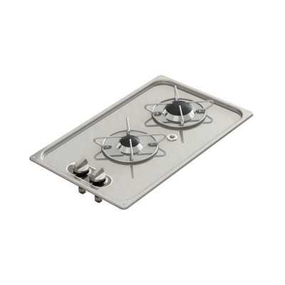 Piano cottura ad incasso inox 2 fuochi 1750+1000W incasso 305x508mm OS5010245-28%