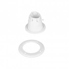Cuffia e ghiera passacavi PVC bianca regolabile Ø105xh68mm N82354302021B-5%