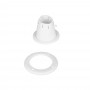 Cuffia e ghiera passacavi PVC bianca regolabile Ø105xh68mm N82354302021B-5%