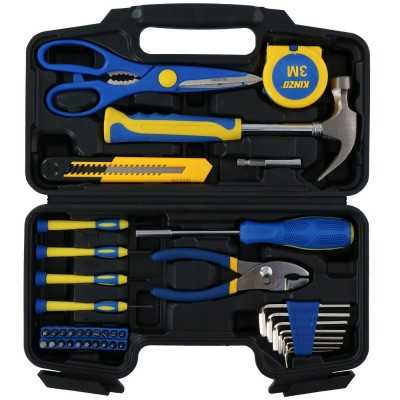 Kinzo Set di utensili 39 pezzi in custodia di plastica per uso domestico N63044600019-0%