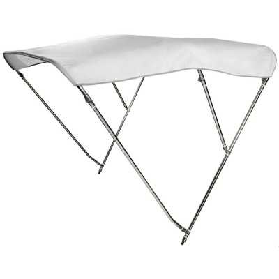 Tendalino Pieghevole Bianco 3 Archi Inox Alto 245/255xh140cm P180cm OS4692006-28%